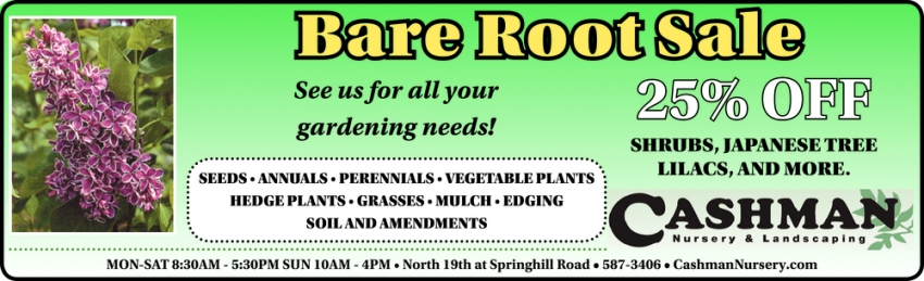 See Us For All Your Gardening Needs!