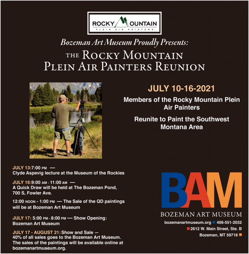 The Rocky Mountain PLein Air Painters Reunion