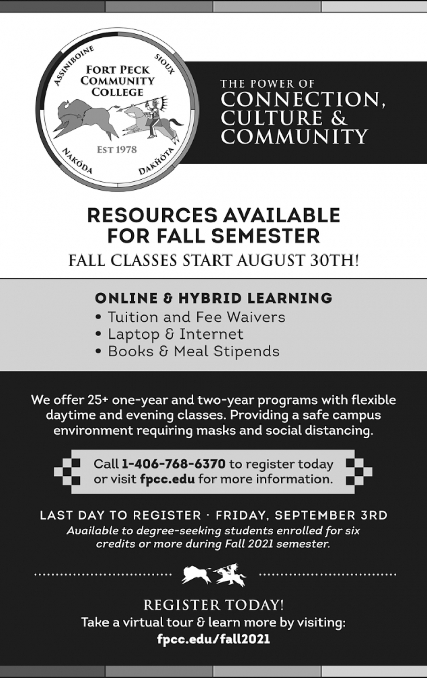 Resources Available For Fall Semester