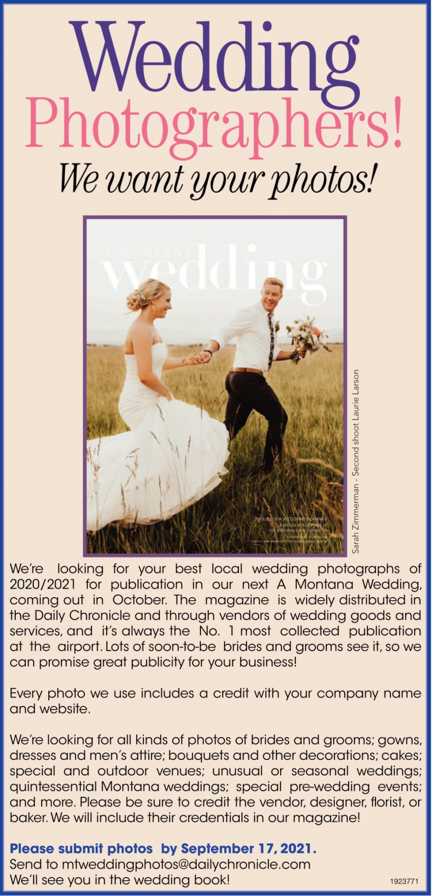 Wedding Photographers!