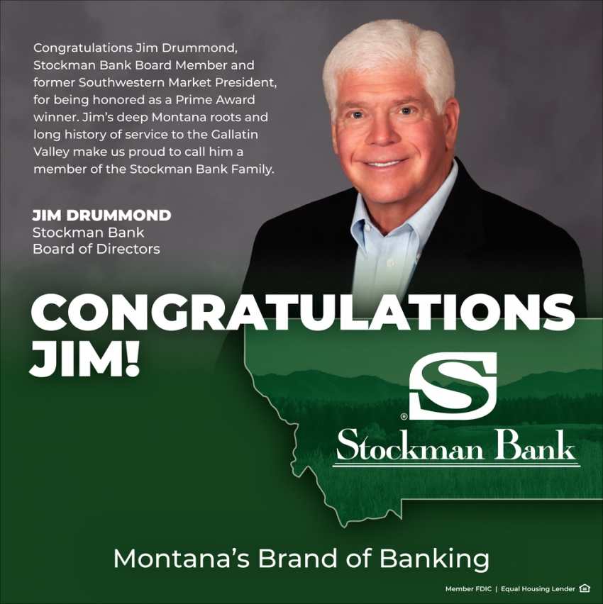 Congratulations Jim!