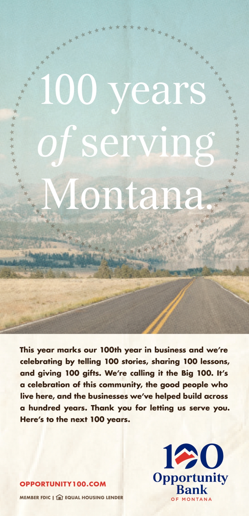 100 Years of Serving Montana