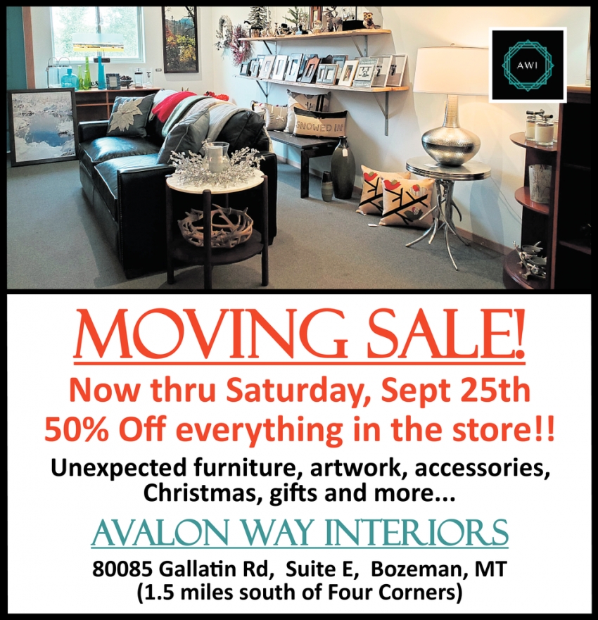 Moving Sale!