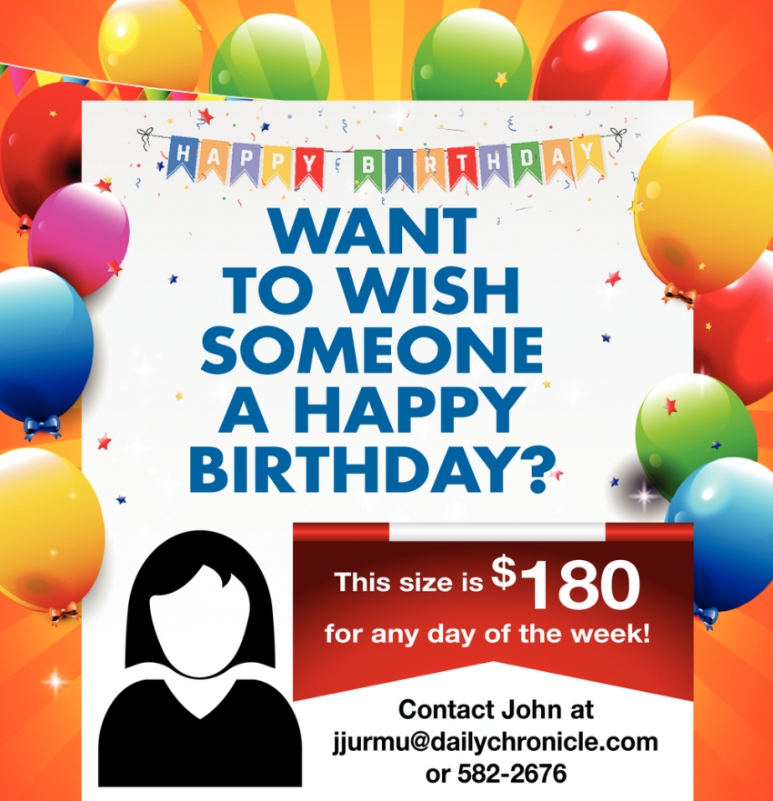 Want To Wish Someone A Happy Birthday?