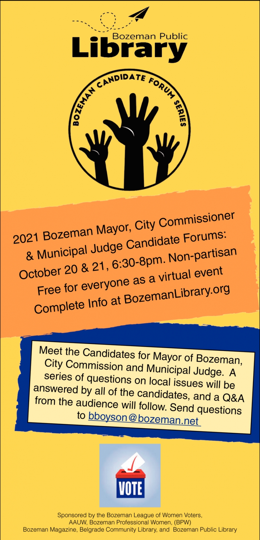 Meet The Candidates For Mayor Of Bozeman