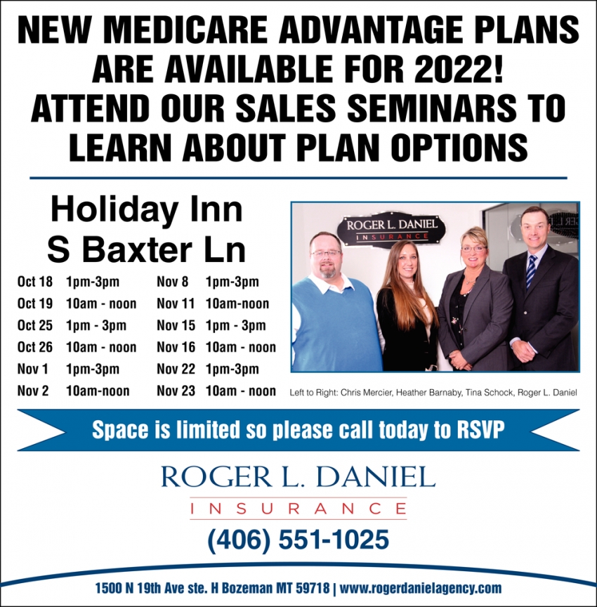 New Medicare Plans Are Available In Bozeman