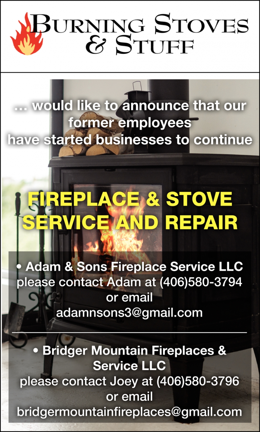 Fireplace & Stove Service and Repair