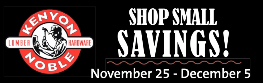 Shop Small Savings!