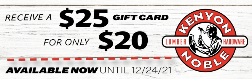 Receive $25 Gift Card