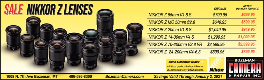 Sale Nikkor Z Lenses