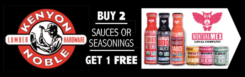 Buy 2 Sauces Or Seasoning Get 1 Free