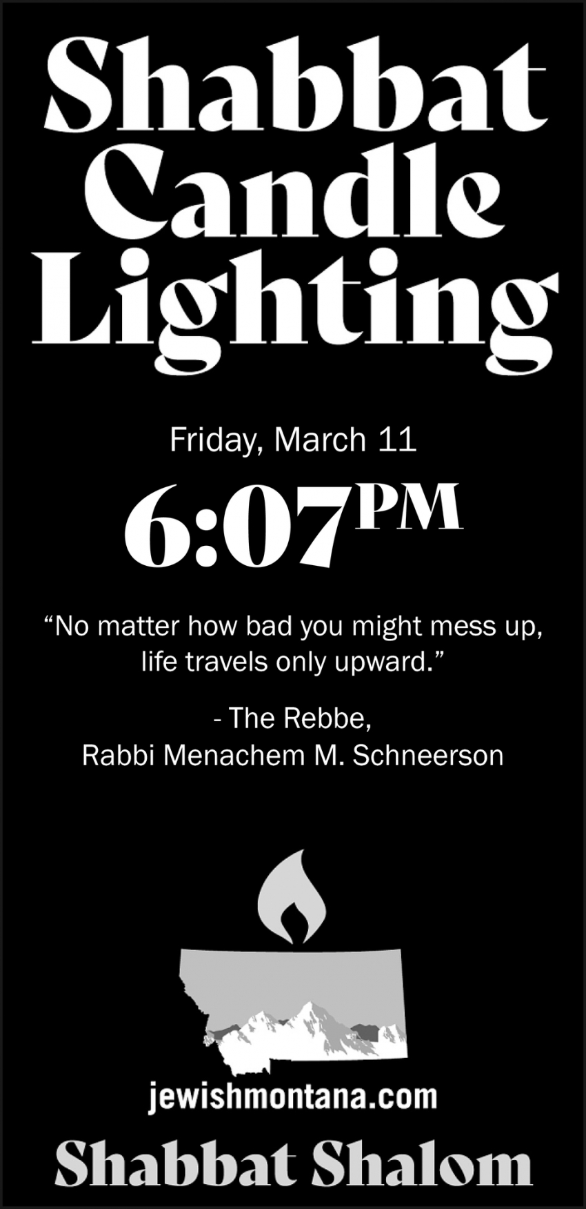 Shabbat Candle Lighting