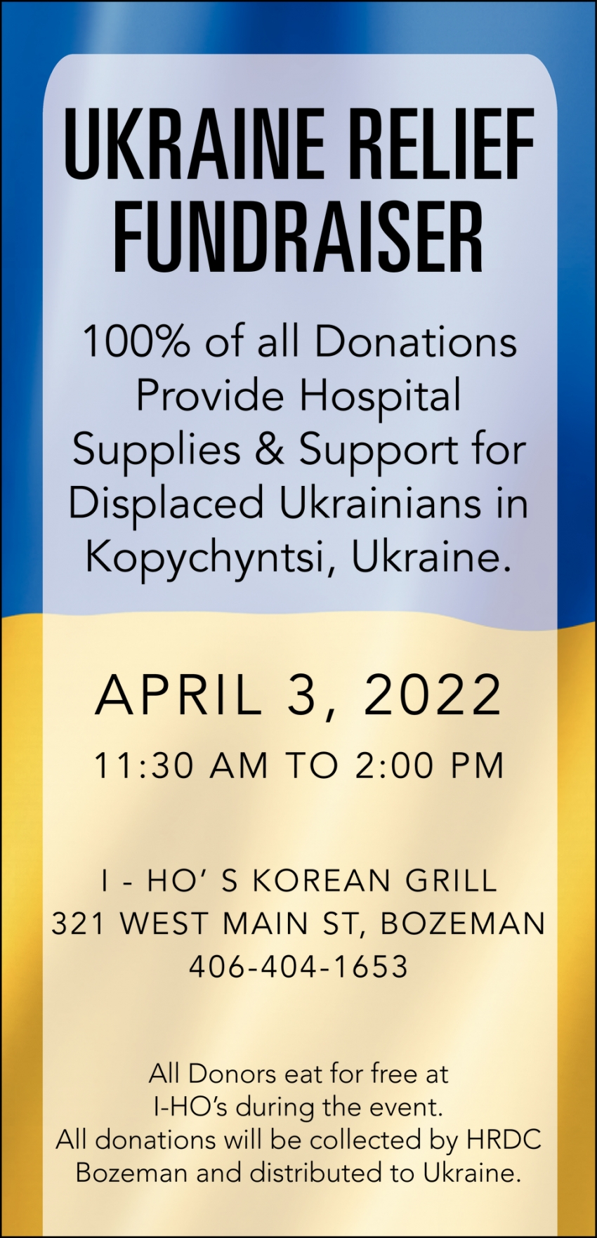 Ukraine Relief Fundraiser
