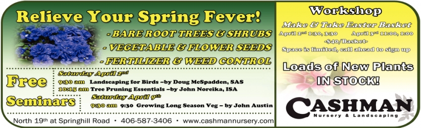 Relieve Your Spring Fever
