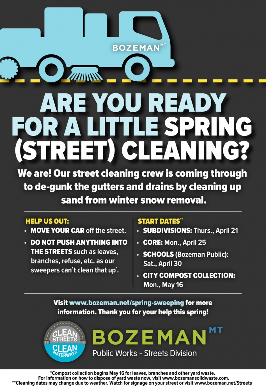Spring (Street) Cleaning?