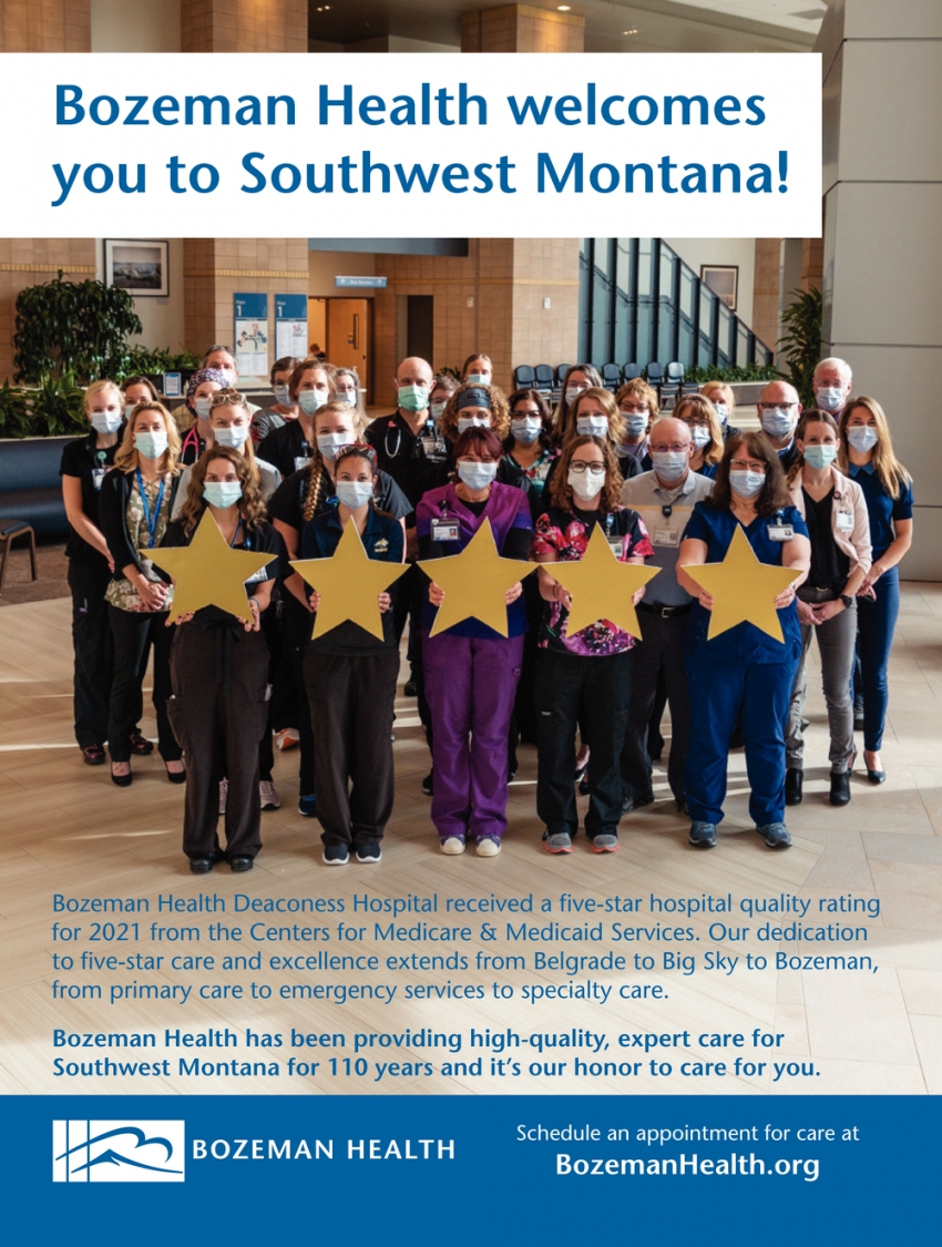 Bozeman Health Welcomes You to Southwest Montana! 