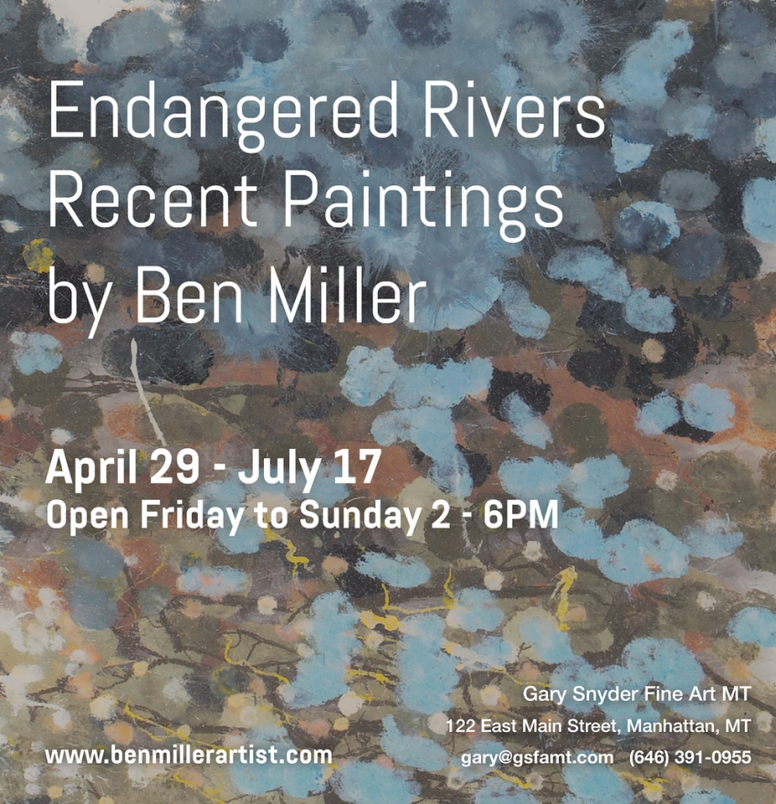 Endangered Rivers Recent Paintings