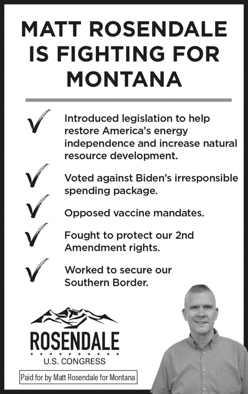 Matt Rosendale is Fighting for Montana