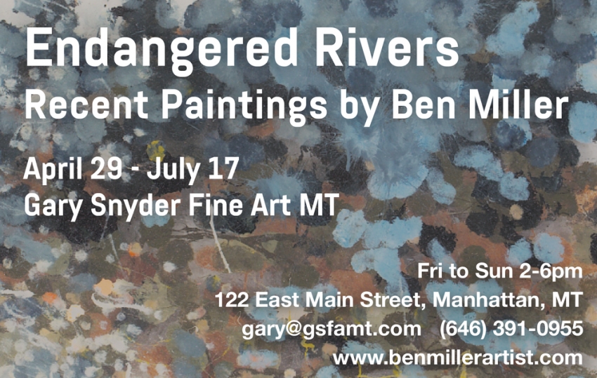 Endangered Rivers Recent Paintings