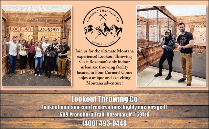 Join Us For The Ultimate Montana Experience!