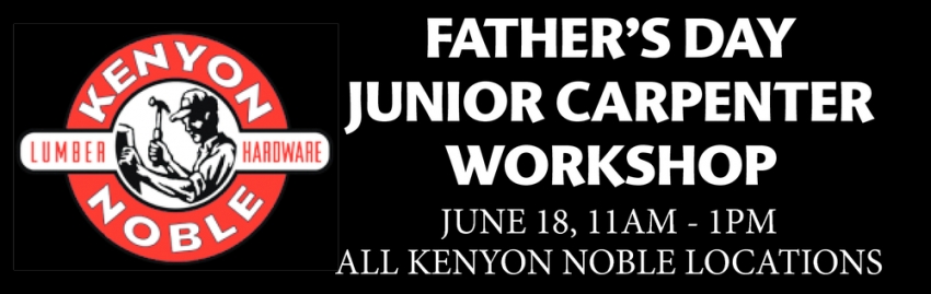 Father's Day Junior Carpenter Workshop 
