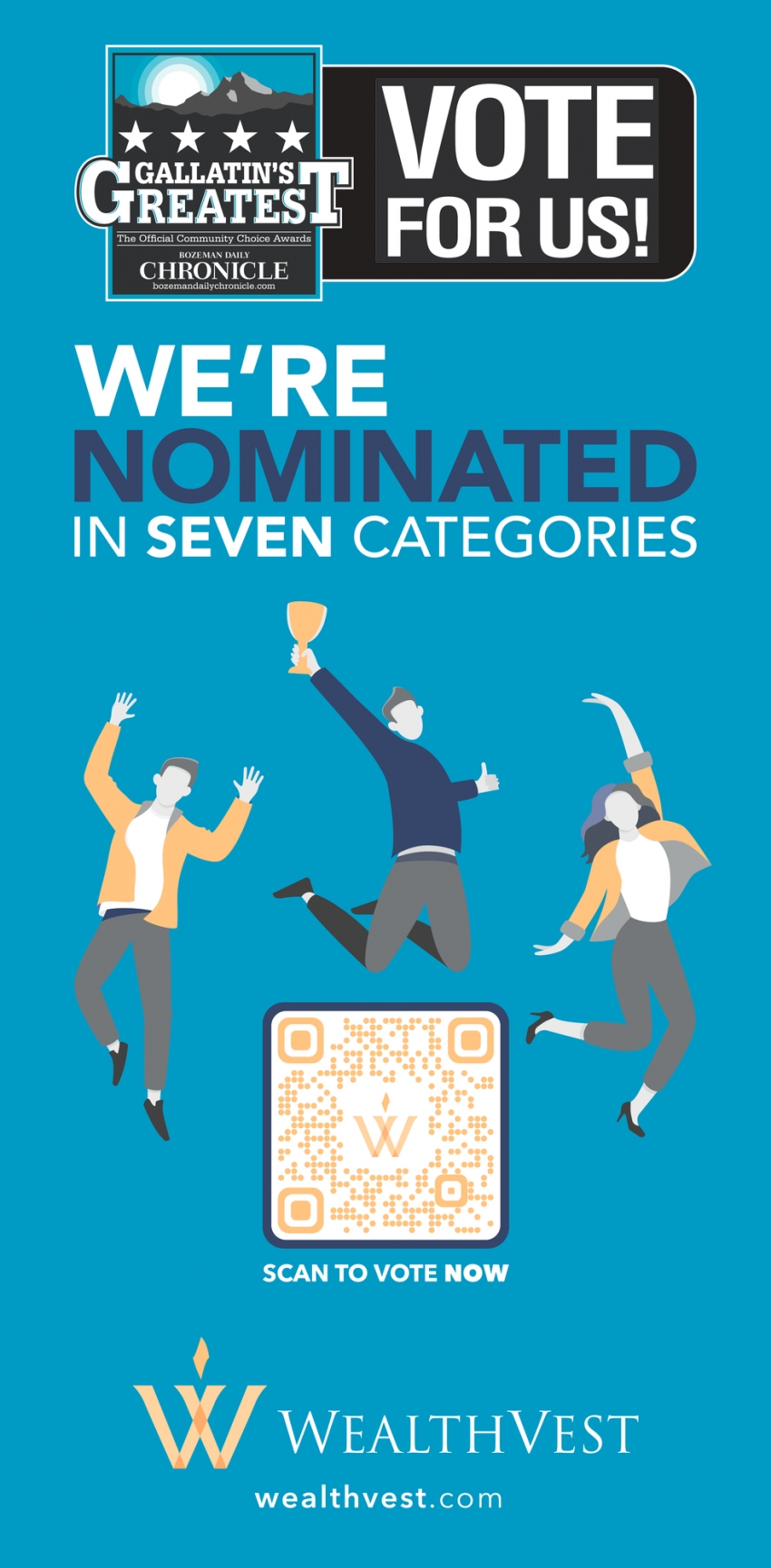 We're Nominated in Seven Categories