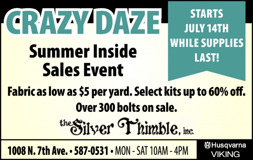 Summer Inside Sales Event