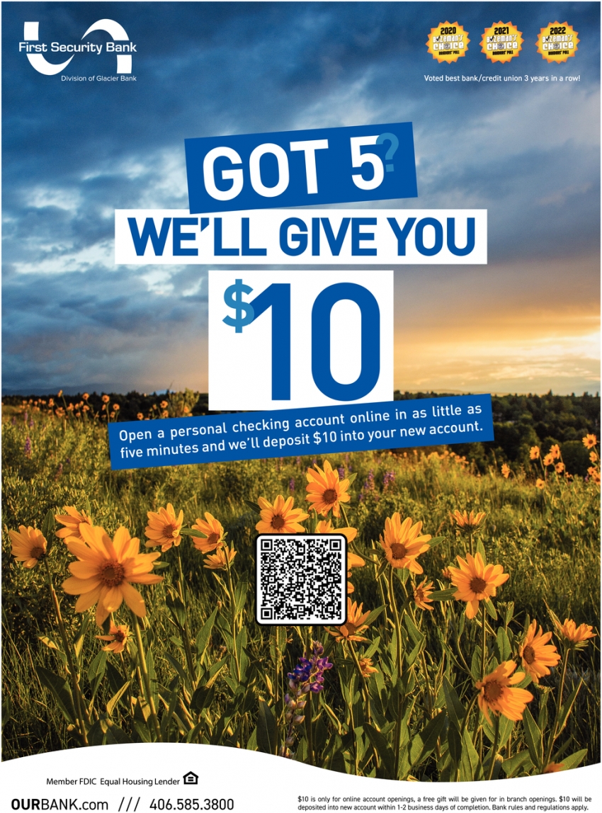 Got 5? We'll Give You $10