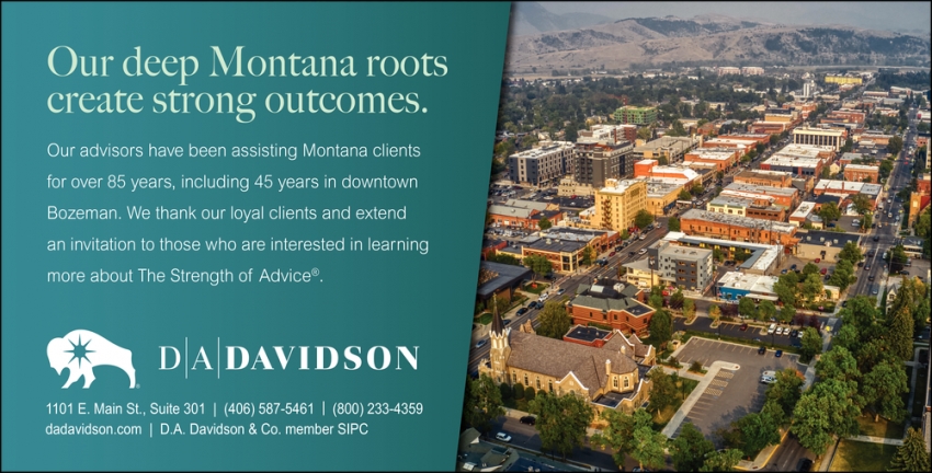 Our Deep Montana Roots Create Strong Outcomes