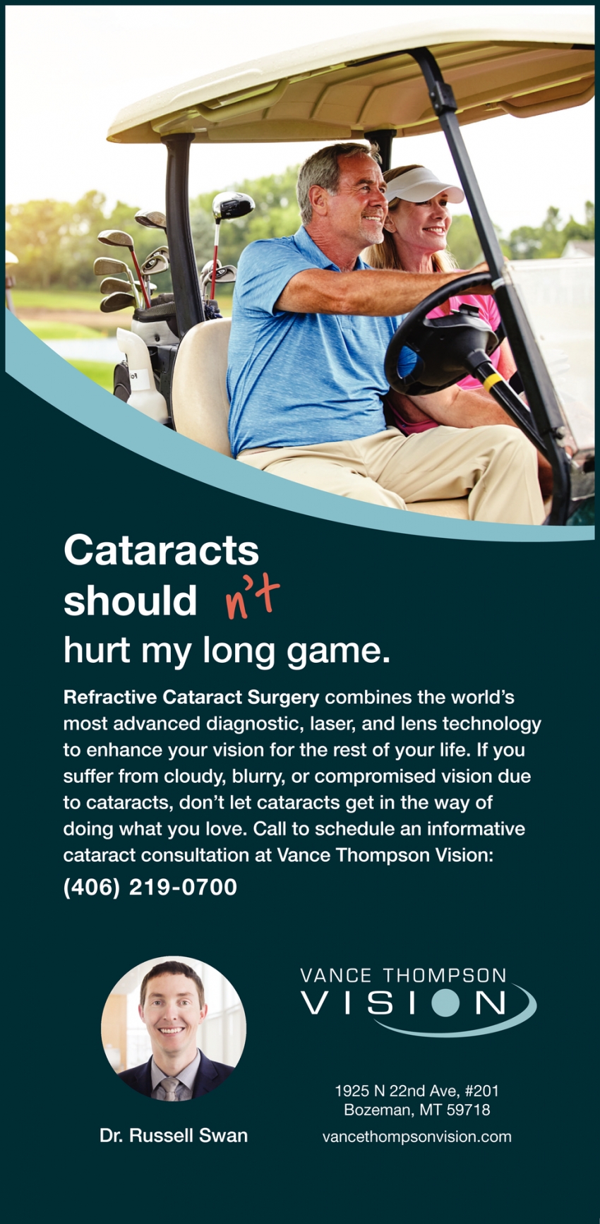 Cataracts Shouldn't Hurt My Long Game
