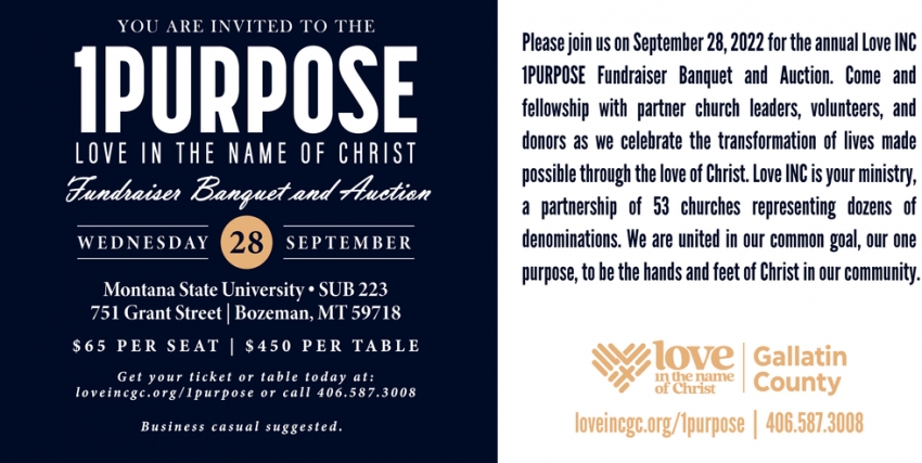 1Purpose Love In The Name of Christ