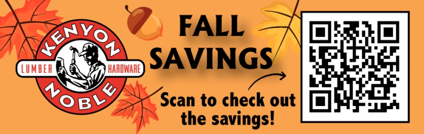 Fall Savings