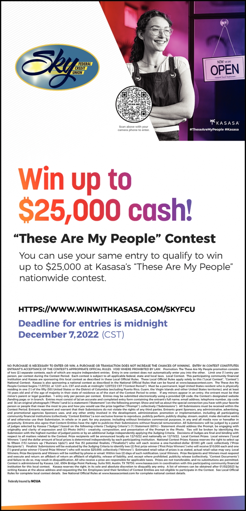 Win Up To $25,000 Cash!
