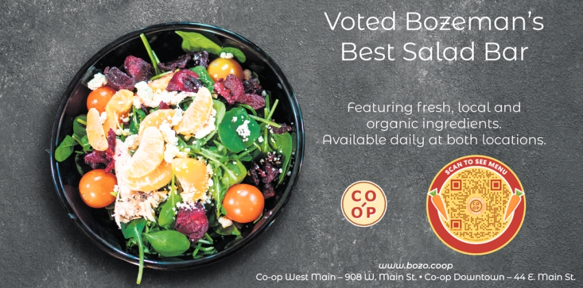 Voted Bozeman's Best Salad Bar
