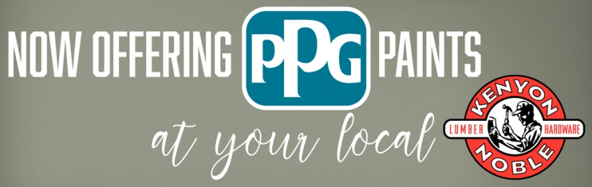 Now Offering PPG Paints