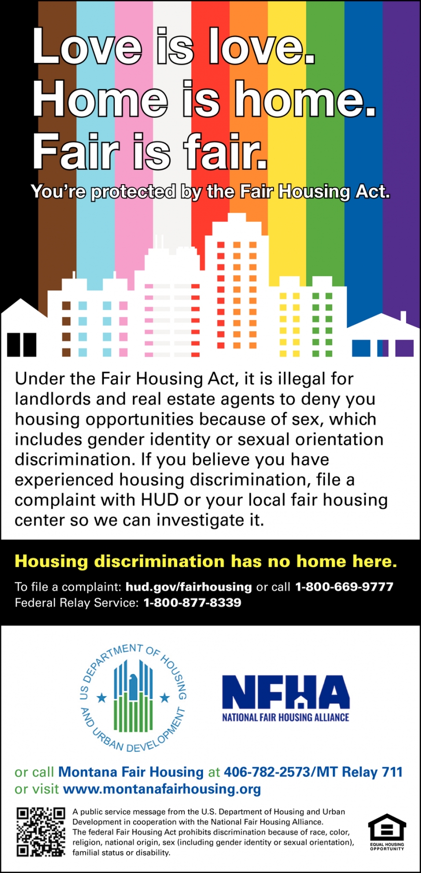 You're Protected By The Fair Housing Act
