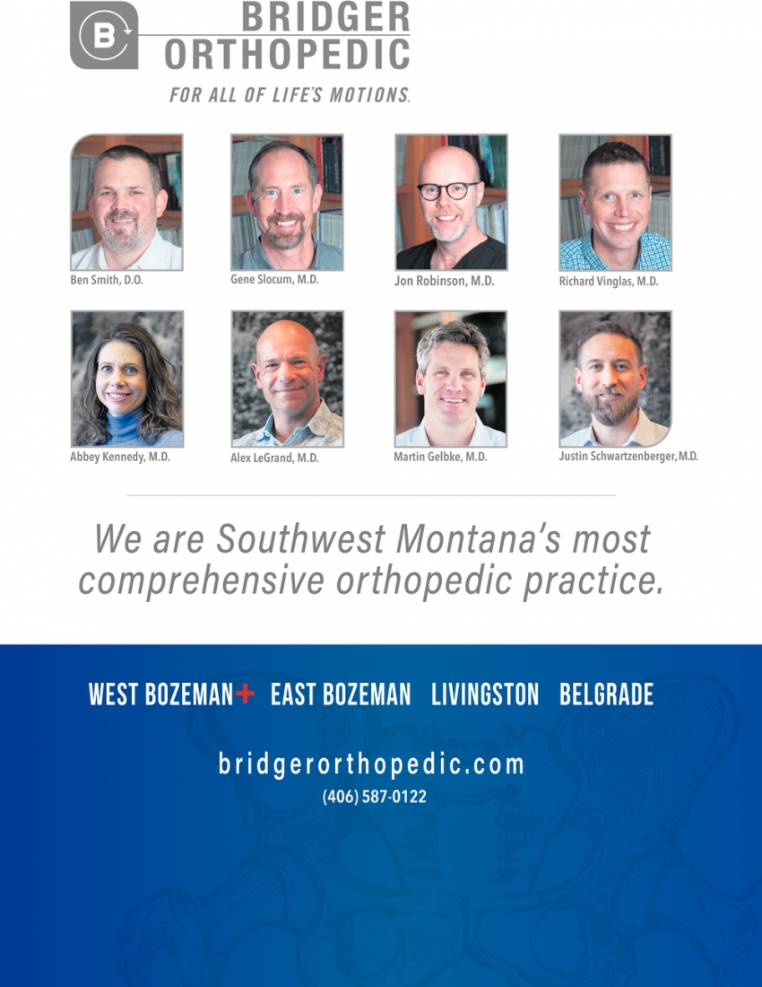 We Are Southwest Montana's Most Comprehensive Orthopedic Practice