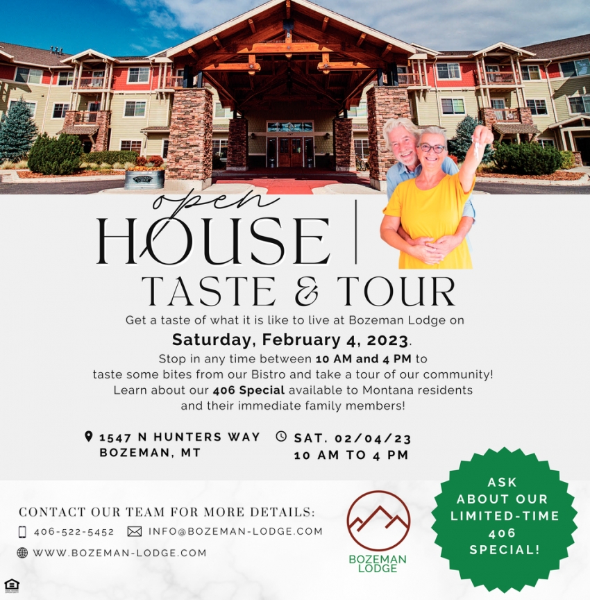 Open House Taste & Tour