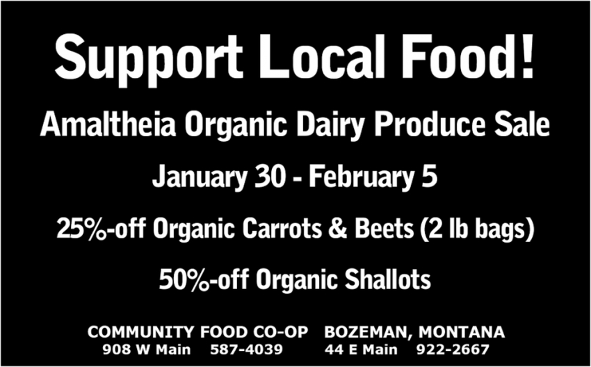 Support Local Food!