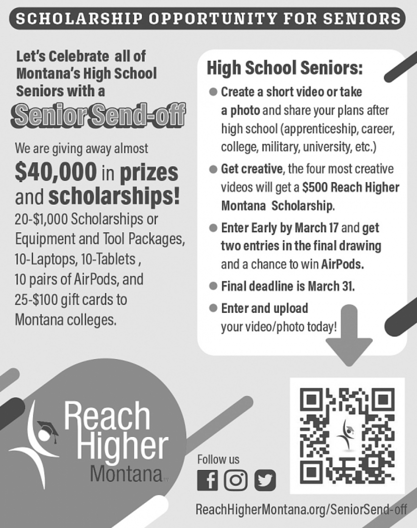 Scholarship Opportunity for Seniors