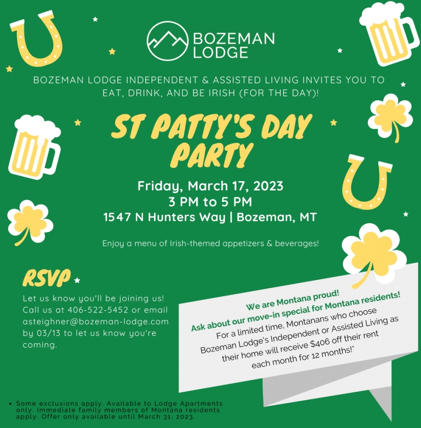 St Patty's Day Party