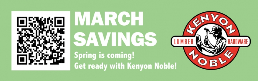 March Savings