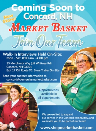Join Our Team, Market Basket