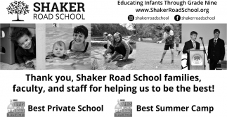 Thank You, Shaker Road School, Concord, NH