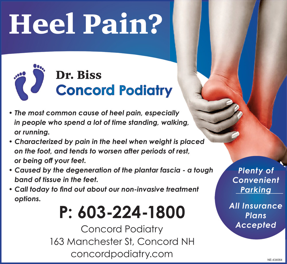 Heel Pain?, Dr. Biss Concord Podiatry, Concord, NH