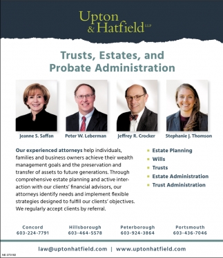 Trustes, Estates And Probate Administration