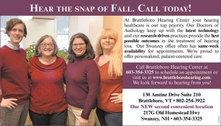 Hear The Snap Of Fall, Call Today!