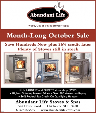 Month-Long October Sale
