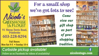 For A Small Shop We've Got Lots to See!