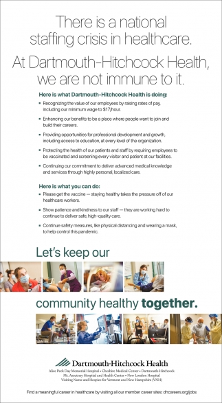 Let's Keep Our Community Healthy Together